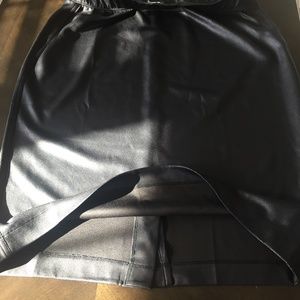 Faux leather pencil skirt extra large